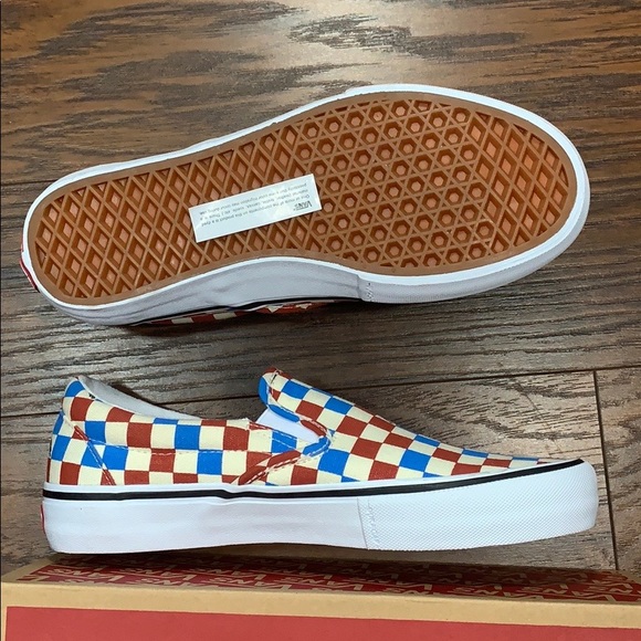 VANS SLIP-ON PRO Checkerboard Men’s - Picture 8 of 16